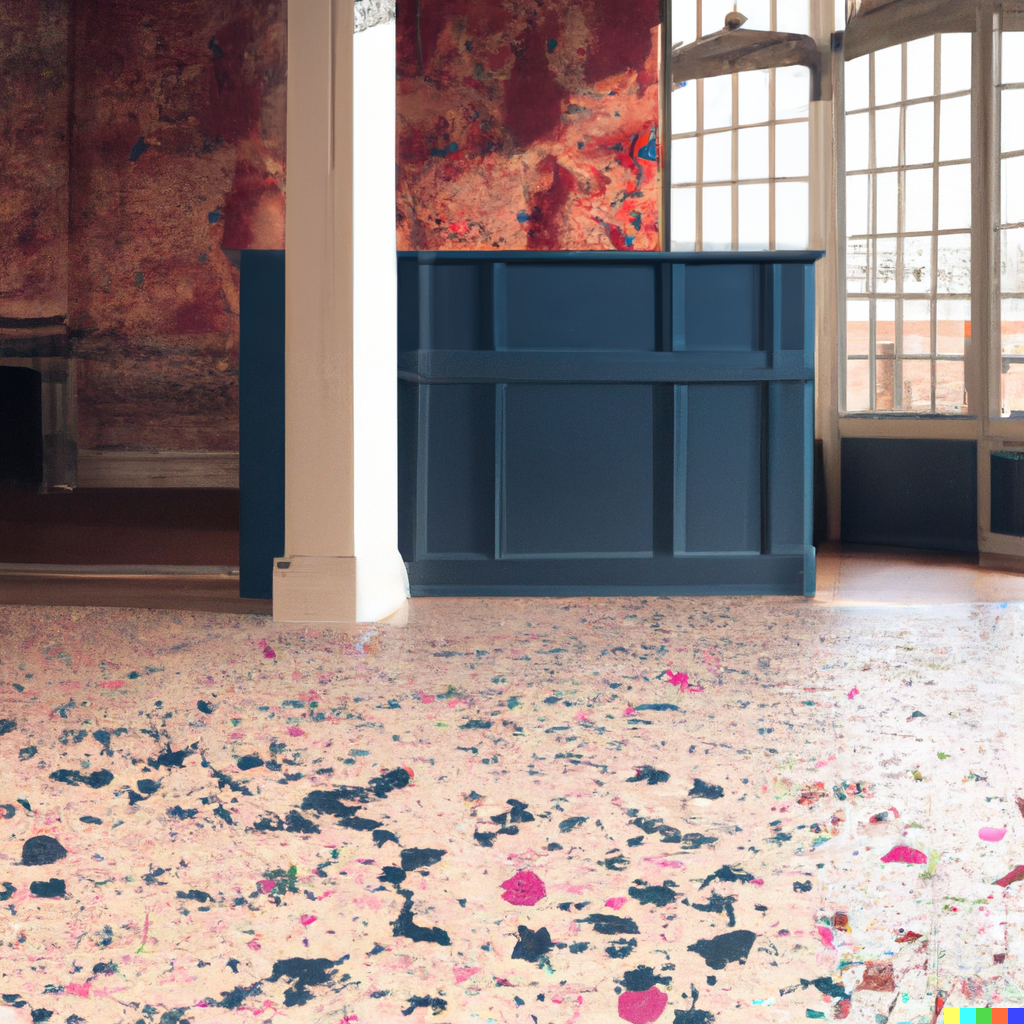 Transcending traditional floor application, today's Terrazzo finds home in countertops, wall coverings, and furniture, exemplifying design versatility.