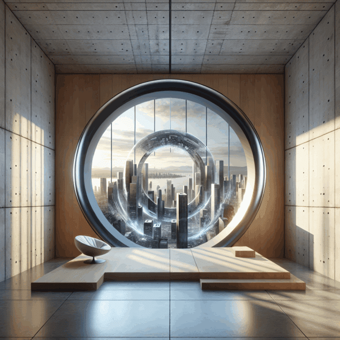 Oculus-inspired windows illusions: of expanding skyline viewpoints