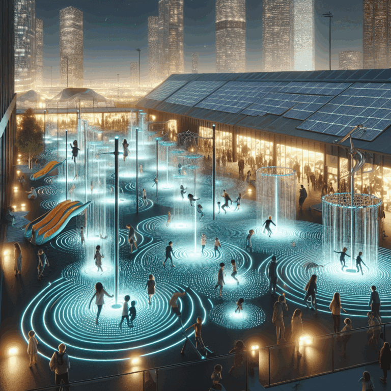 Interactive playground architecture: sensor-based lighting responding ...