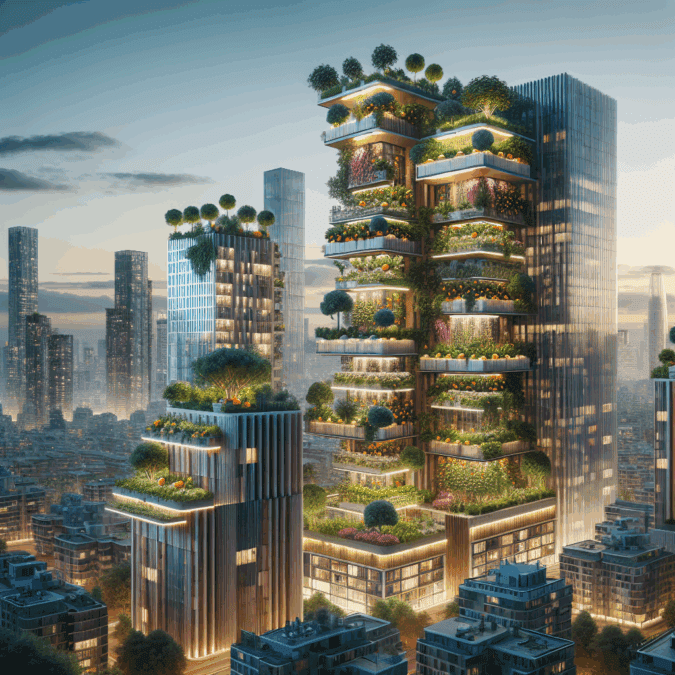 Urban orchard towers: vertical fruit farms within apartment blocks