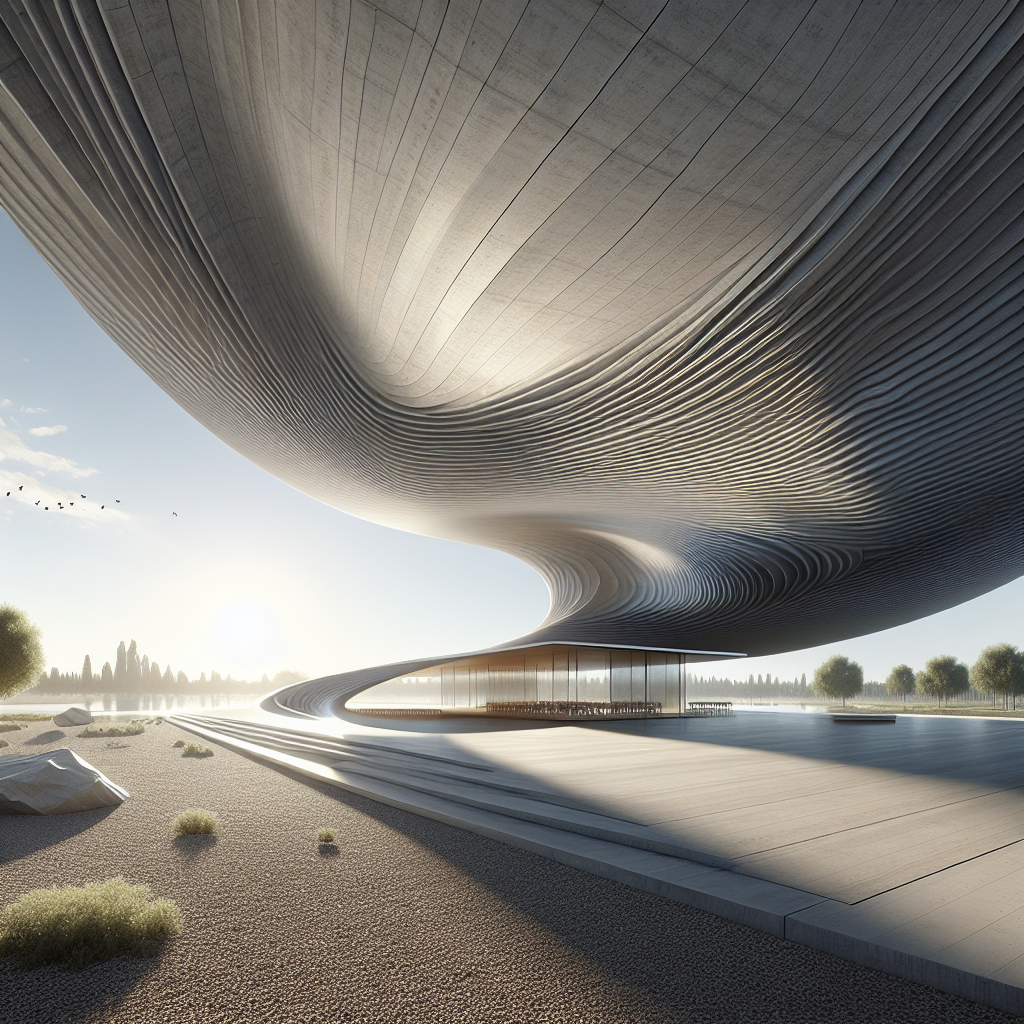 Seismic wave design: structural forms referencing protective arcs