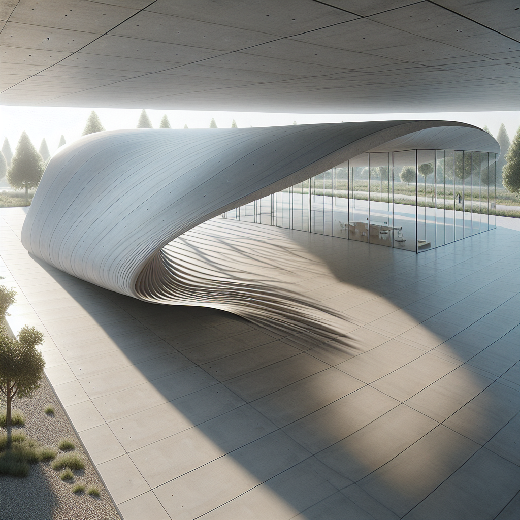 Seismic wave design: structural forms referencing protective arcs