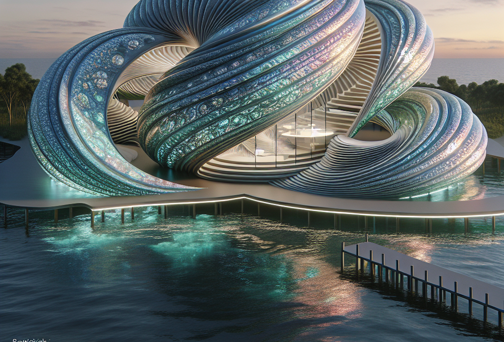 The waterfall table: constant flowing water integrated in furniture surfaces