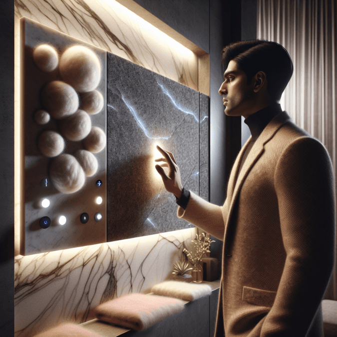 Haptic Interiors: Touch-Sensitive Design for Multi-Sensory Spaces