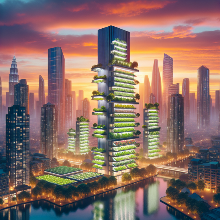 Hydroponic Buildings: Integrating Vertical Farming into Urban Architecture
