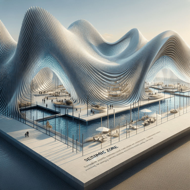 Protective Design Structure Seismic wave design: structural forms referencing protective arcs