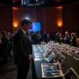 Editorial photograph at iF Design’s Award Night and Trend Conference in Berlin: a sharply dressed designer.