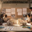 Staged editorial photograph illustrating the Pan-African Biennale 2026’s continental conversation, not documenting its actual venue: African.